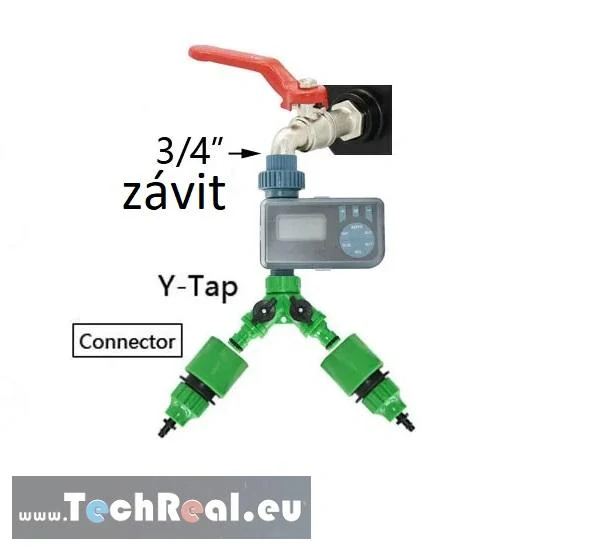 Časovač - riadiaca jednotka ovládania vody