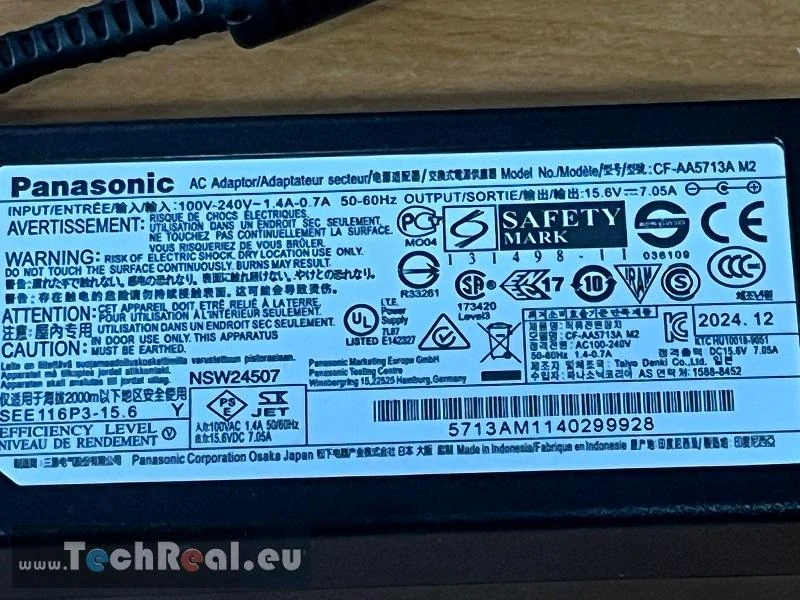 Zdroj Panasonic model CF-AA5713A M2