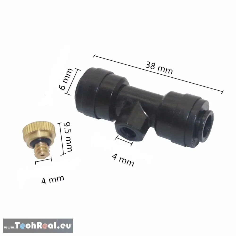 6mm Spojka so závitom pre trysku