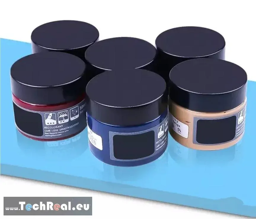 Farba na kožu - čierna - 50ml