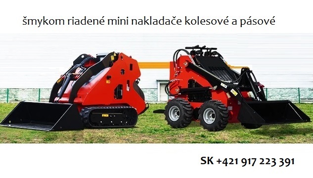 šmykom riadený mini nakladač