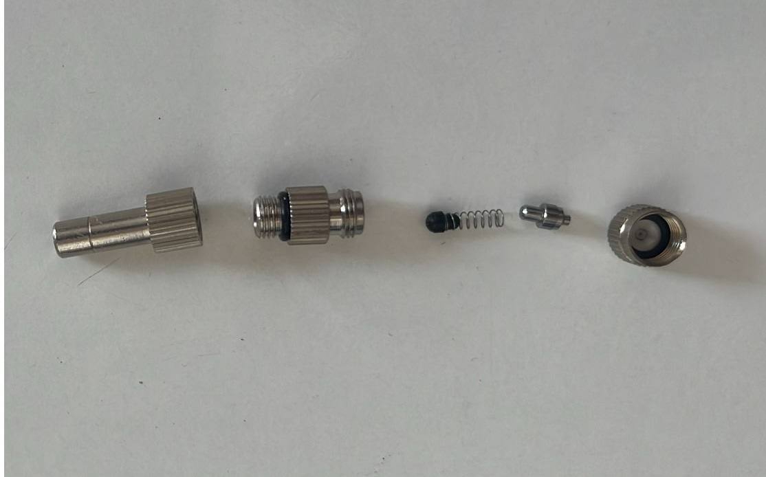 Nízkotlakové hmlové tryskyso sitkom - filtrom - dýzy - adiabatika